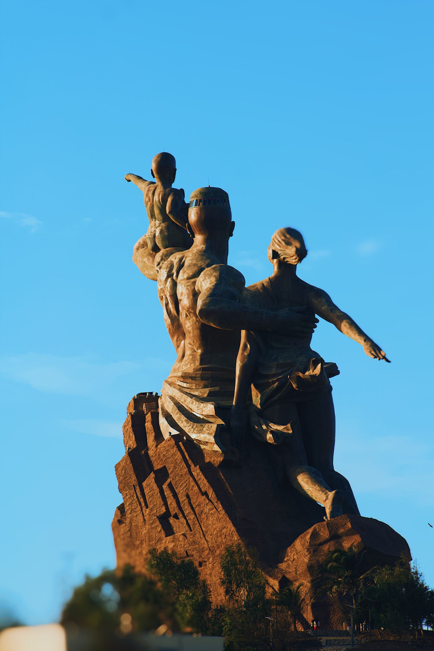 Le monument de la Renaissance africaine, à Dakar